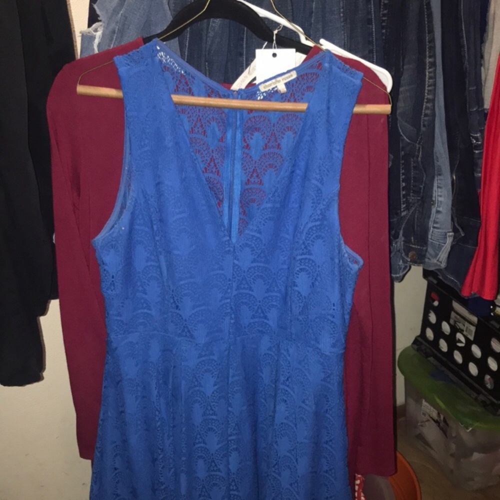Blue dress